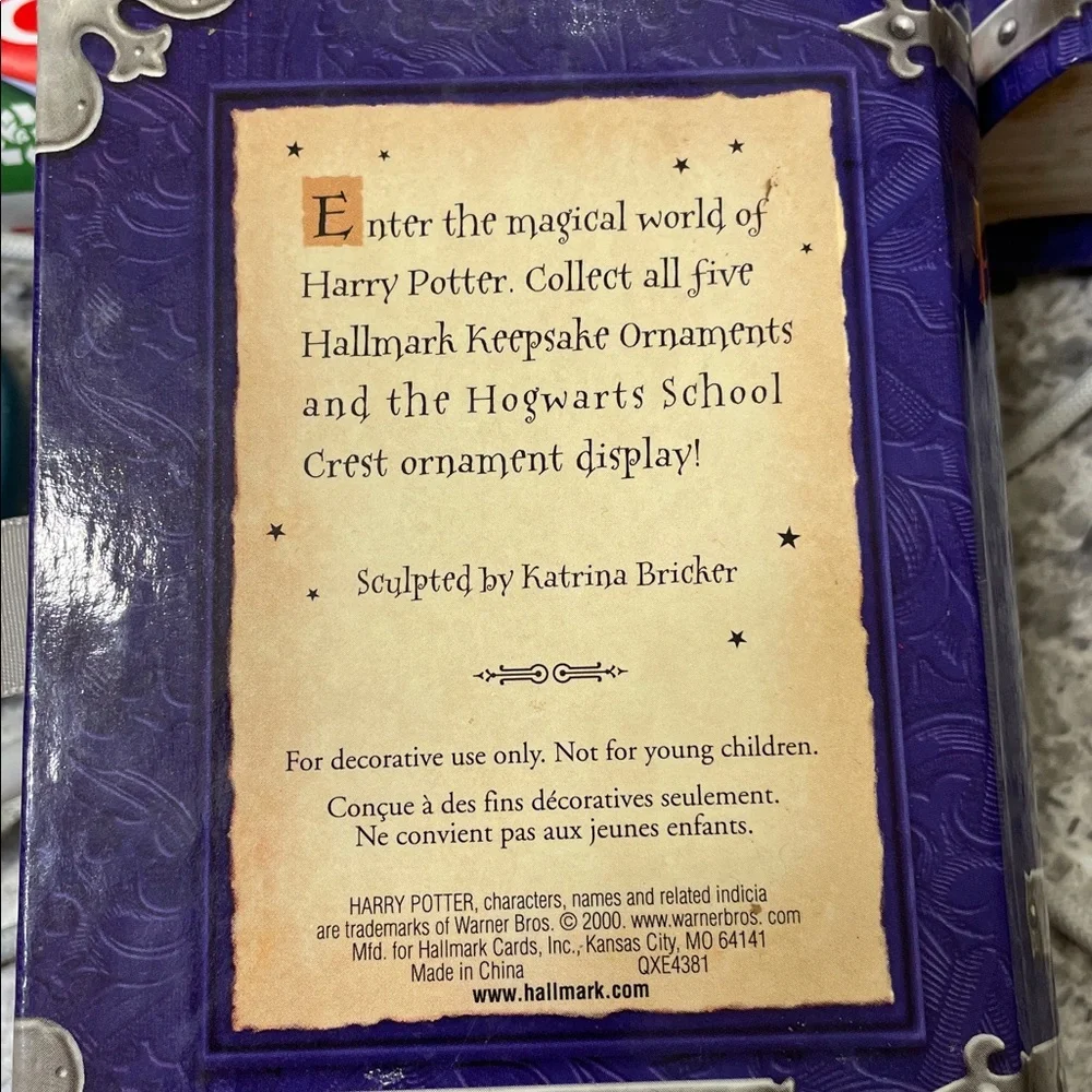 Hallmark Harry Potter vintage 2000